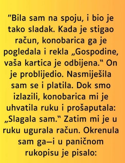 Sve je djelovalo savršeno…